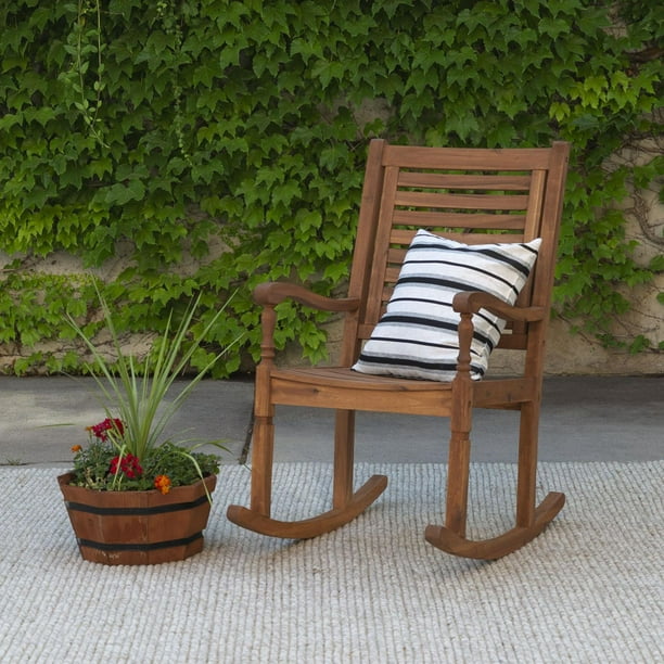 Manor Park Wood Outdoor Patio Rocking Chair Multiple Finishes