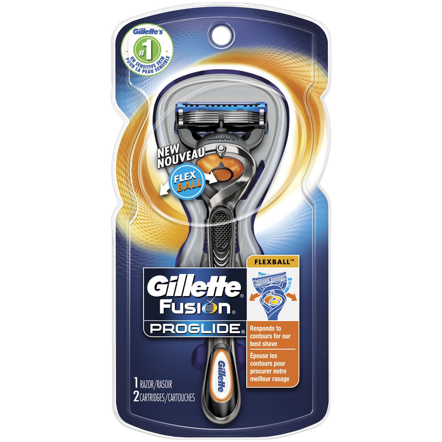 Gillette Fusion Proglide Men S Razor With Flexball Handle Walmart Canada