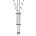 thumbnail image 2 of Medline Quick-Fit Aluminum Crutches with Red Dot Hand Grip and I-Beam Height Adjustment, 4'7" - 6'7", 2 of 3
