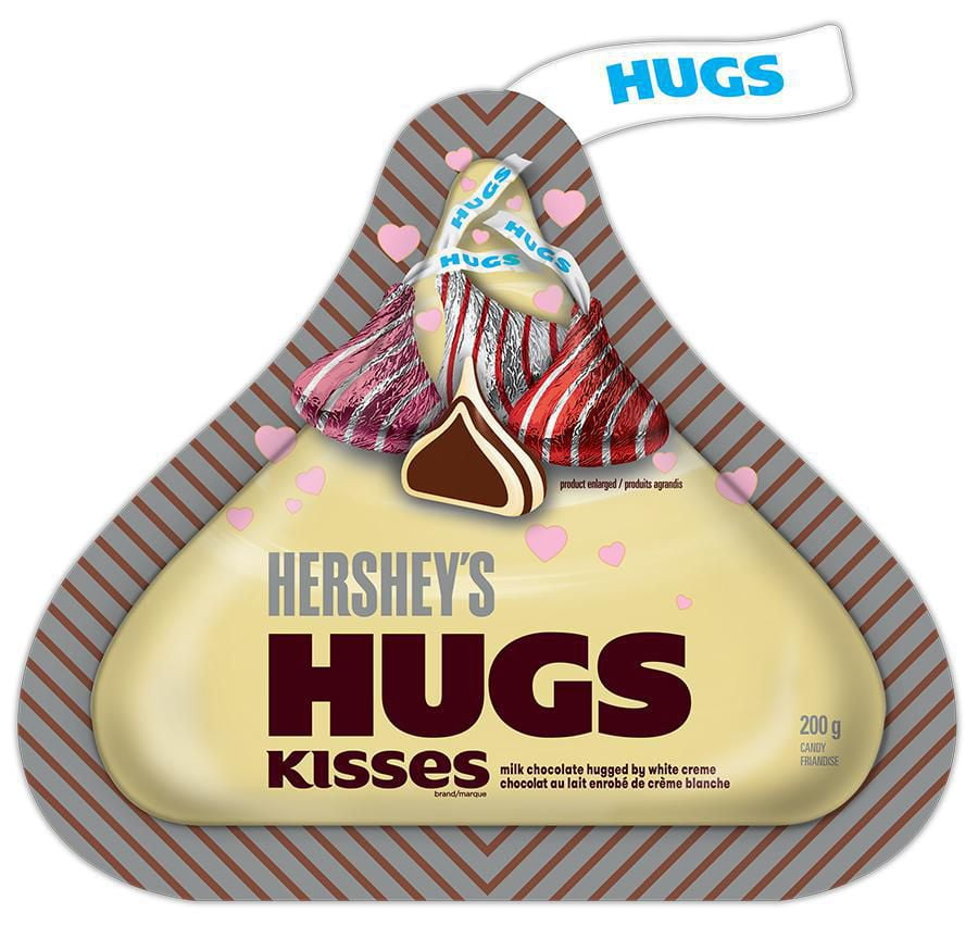 HERSHEY'S HUGS, Red & Silver, Valentines Walmart Canada