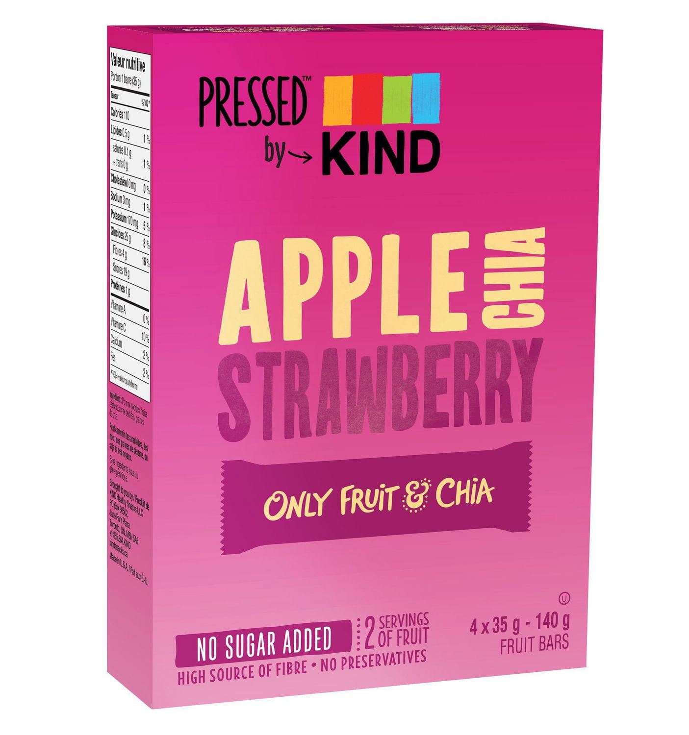 PRESSED by KIND Apple Strawberry Chia Walmart Canada