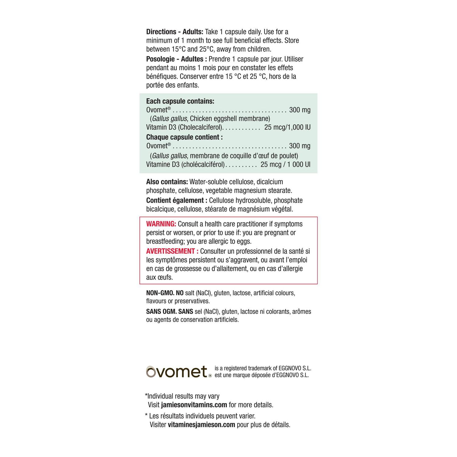 Jamieson Capsules d'ArticulAIDE Articulations et Os 30 gélules