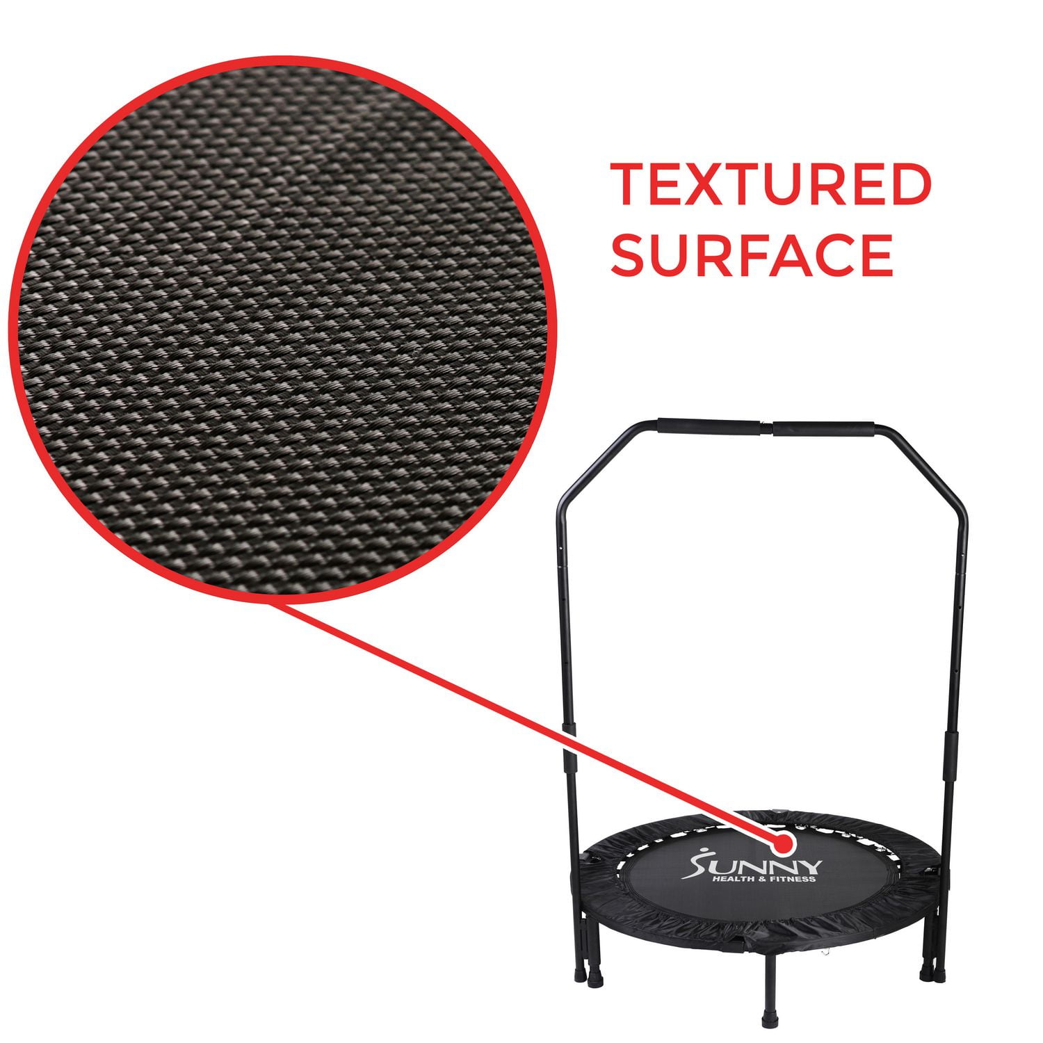 Sunny Health Fitness 40 Inches Foldable Trampoline with Stabilizing bar Walmart