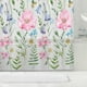 Rideau de douche PEVA à tiges florales multicolore de Mainstays Rideau de douche à fleurs – image 4 sur 5