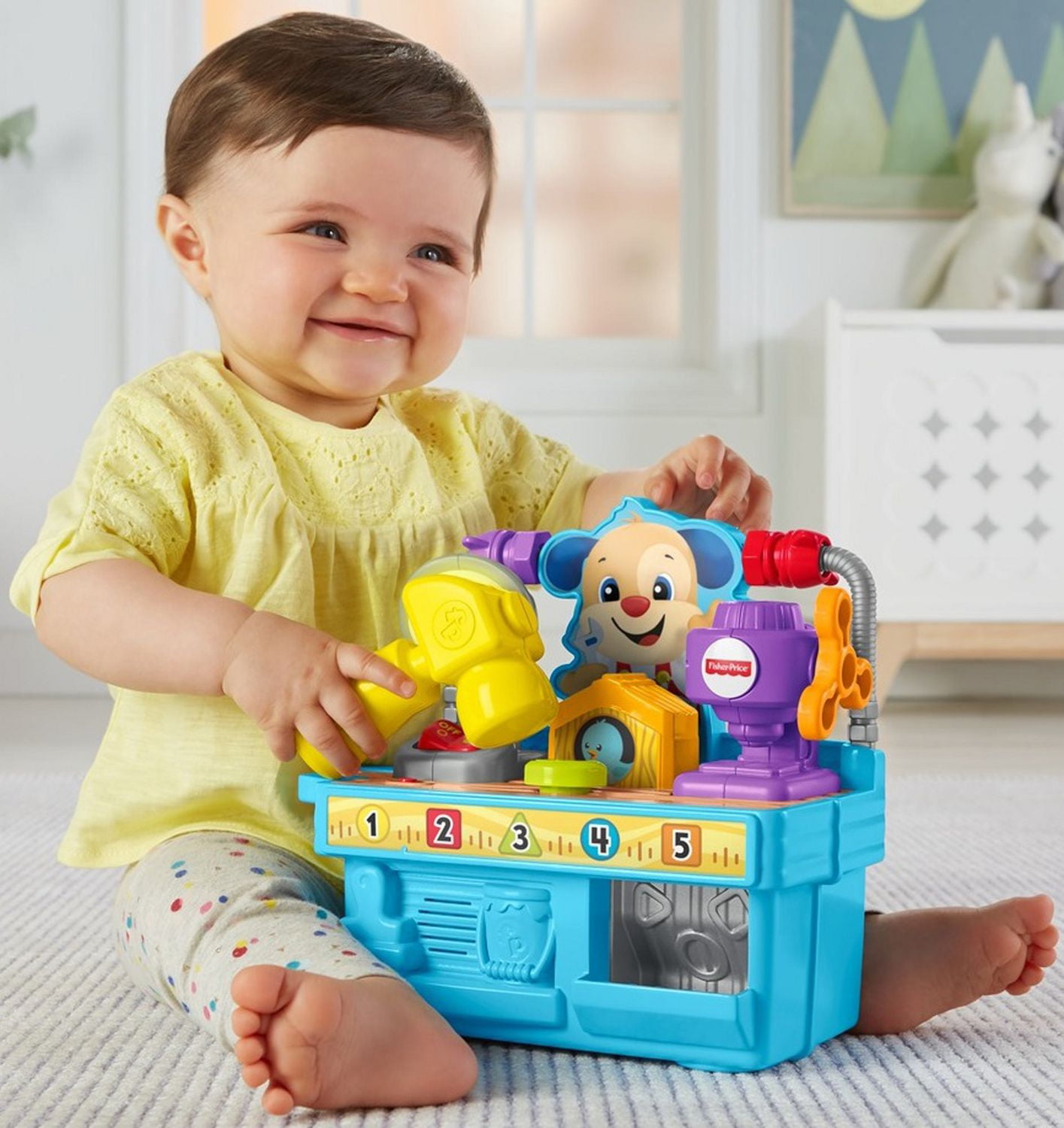 Fisher price laugh and online learn tool bench