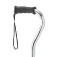 thumbnail image 2 of Medline Aluminum Offset Cane with Gel Grip, Chrome, 2 of 3