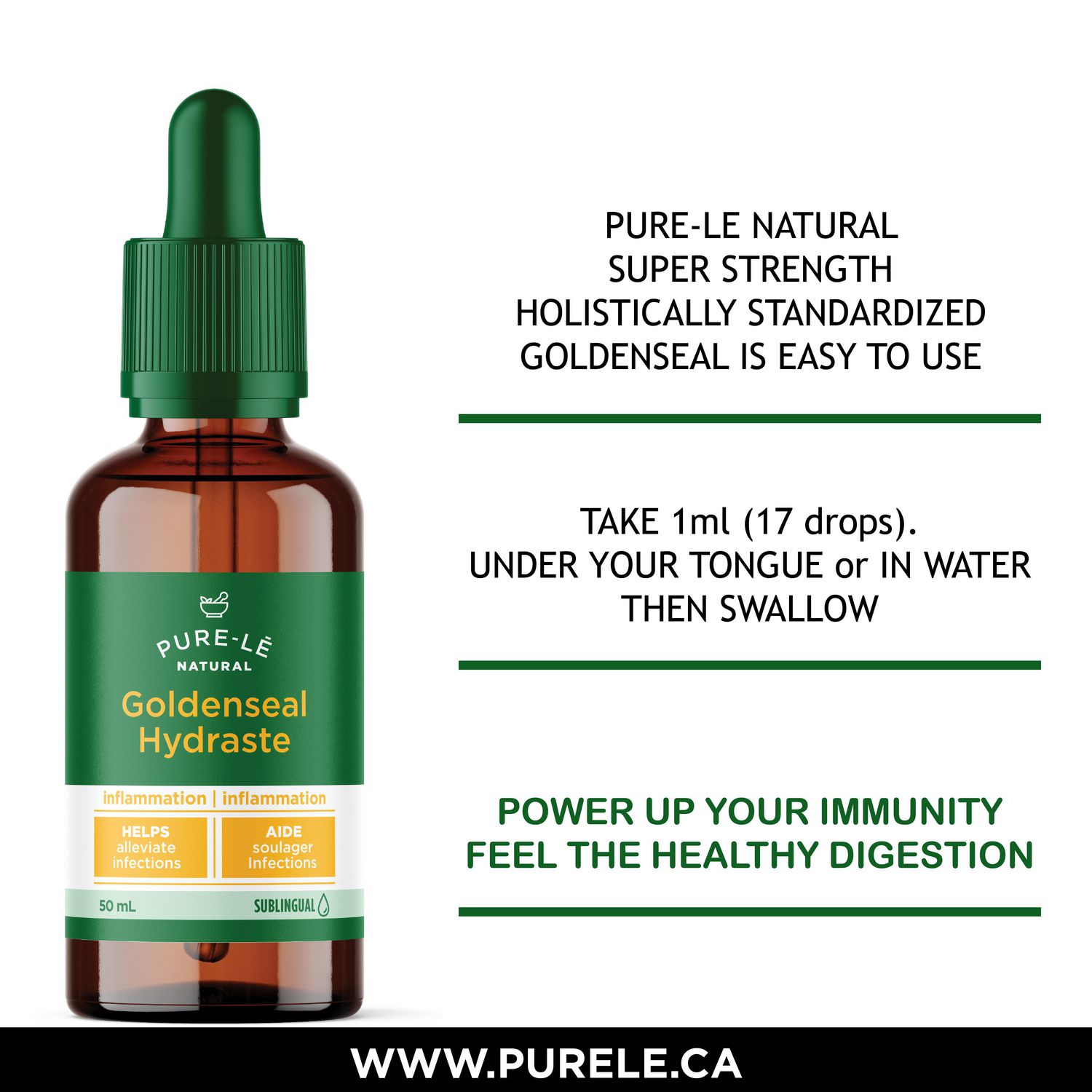 Pure-lē Natural Goldenseal Root Extract