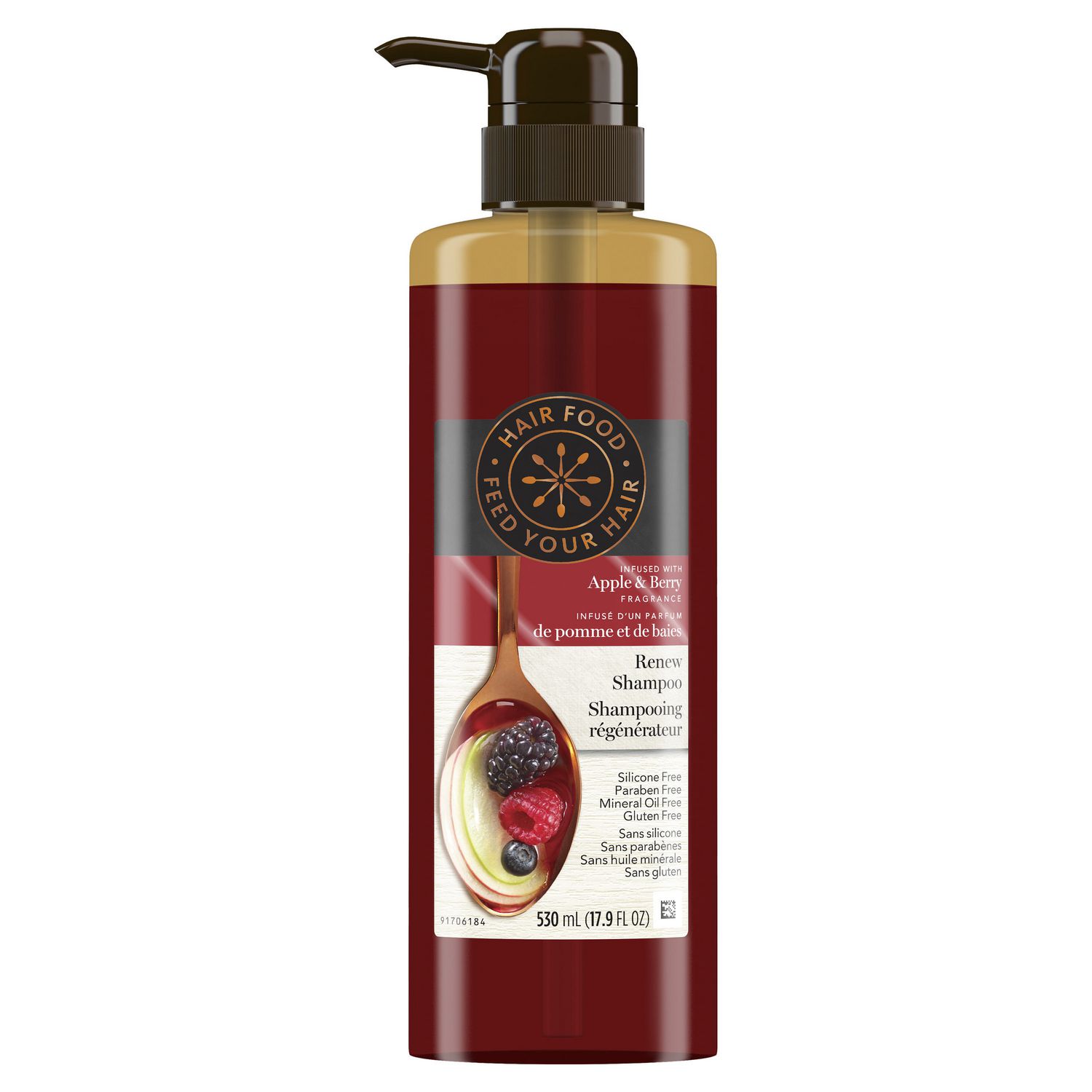 Hair Food Renew Shampoo Infused with Apple Berry Fragrance | Walmart Canada