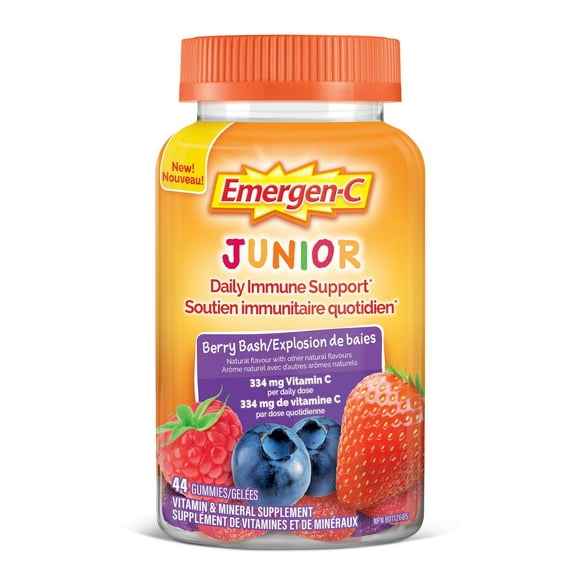 EMERGEN-C Junior Gummies Berry Bash, 44ct