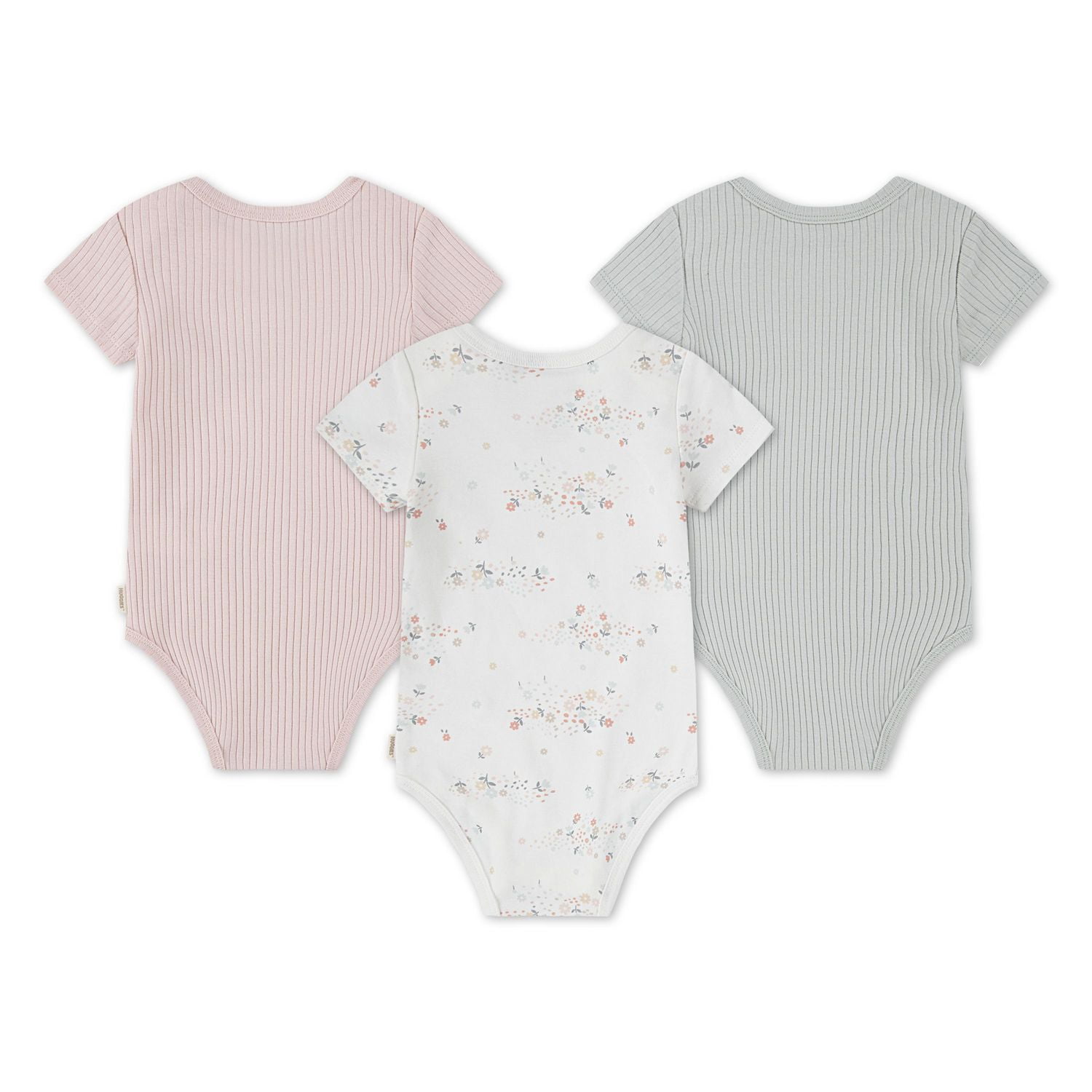Huggies® Babywear 3-Pack Bodysuits, Sizes: NB0/3M - 9M