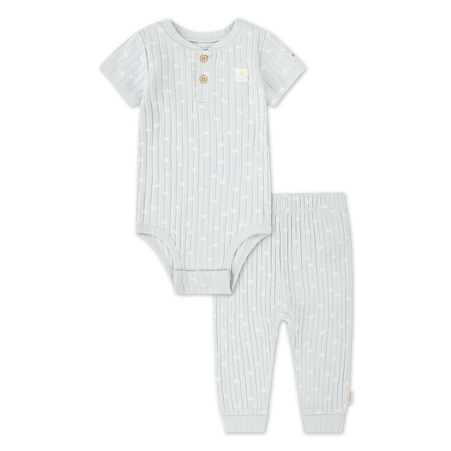 Huggies® Babywear Bodysuit and Pants Set, Sizes: NB0/3M - 9M