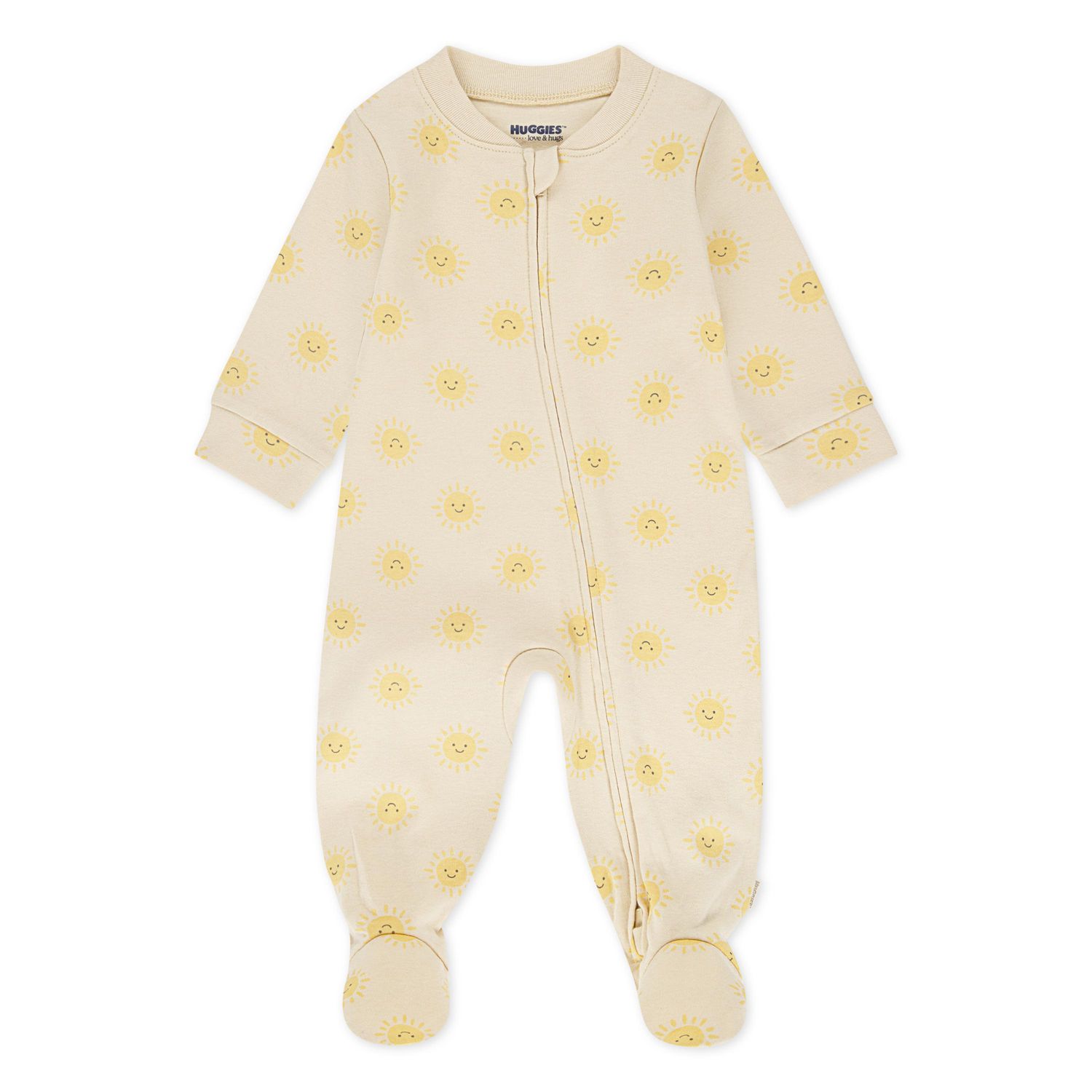 Combinaison-pyjama unisexe Huggies® en coton biologique pour nourrissons (avec pieds