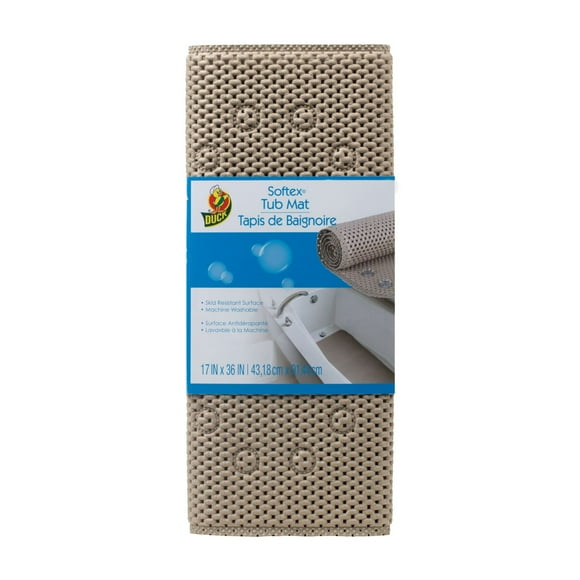 Duck Brand Softex Taupe Tub Mat