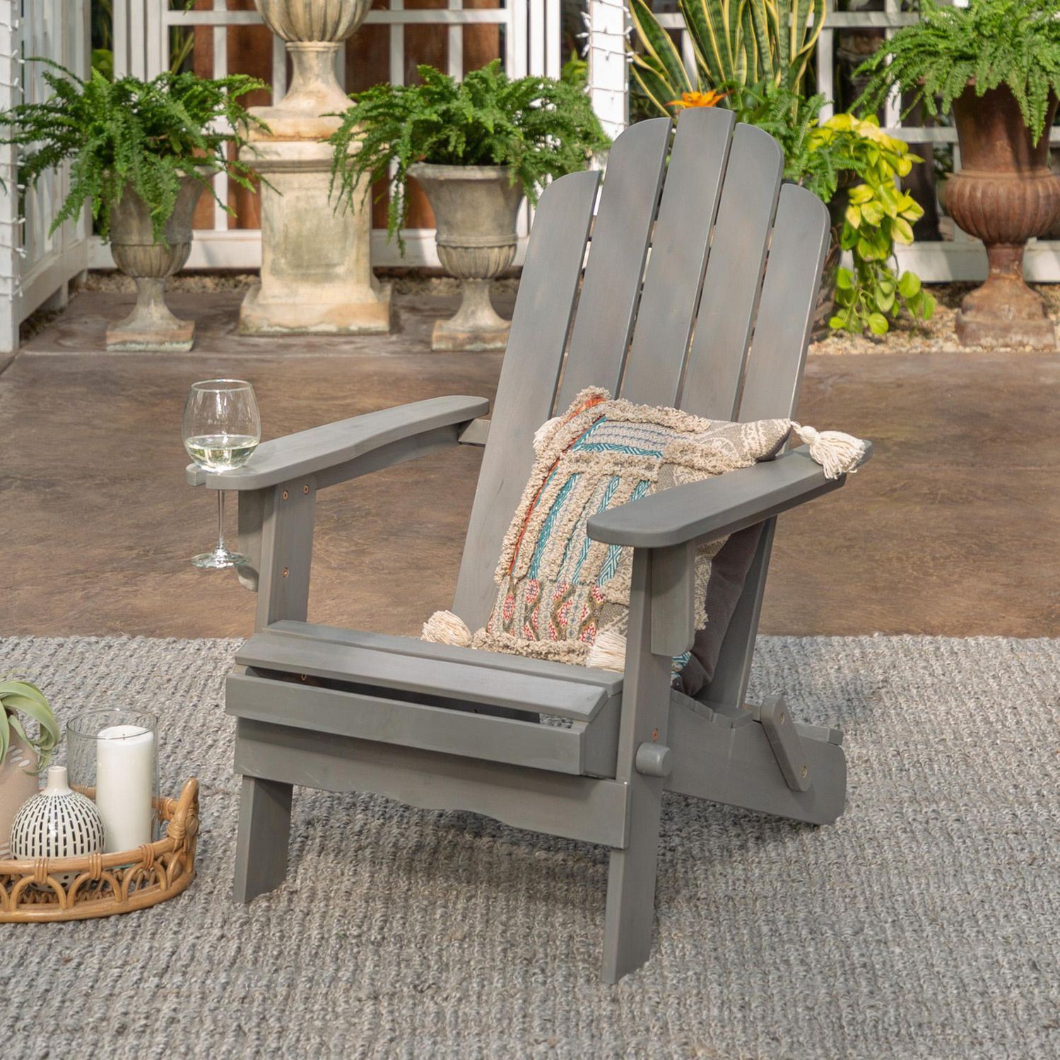 Manor Park Adirondack Outdoor Patio Chair - Multiple Finishes