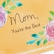 Carte de fête des Mères Hallmark Paper Wonder pour maman - déployable -  Bouquet de fleurs roses ( «  You're the Best » ) – image 4 sur 8
