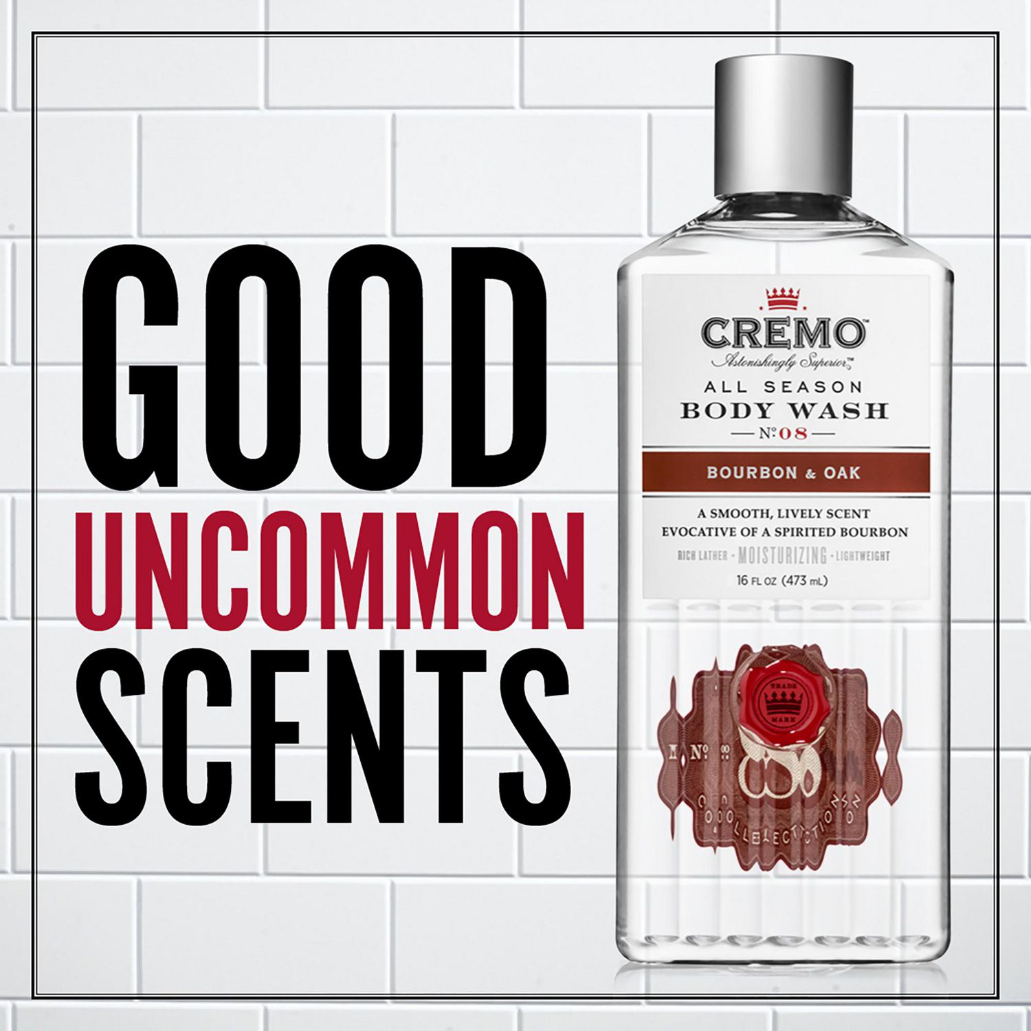 Cremo Body Wash Bourbon Oak 473ml Walmart.ca