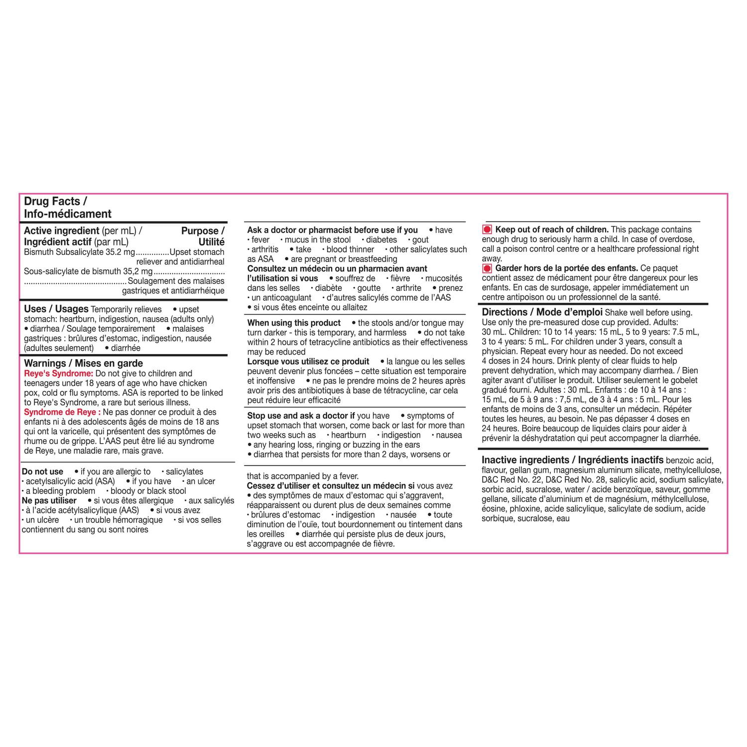 Pepto Bismol Liquid Extra Strength for Nausea, Heartburn, Indigestion, Upset Stomach, and Diarrhea Relief