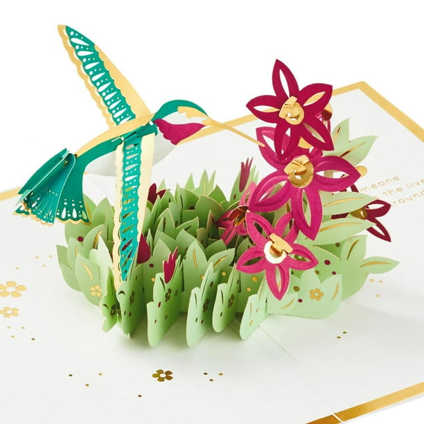 Hallmark Signature Paper Wonder Pop Up Mothers Day Card (Hummingbird ...
