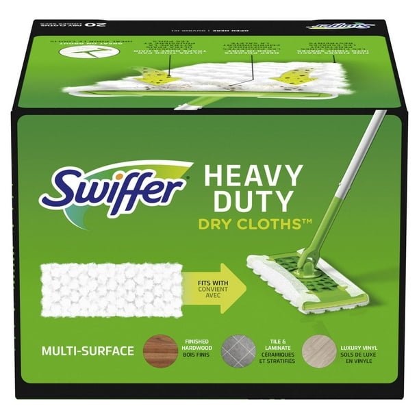 Swiffer Lot de 6 chiffons de sol humides pour Swiffer Sweeper, 25