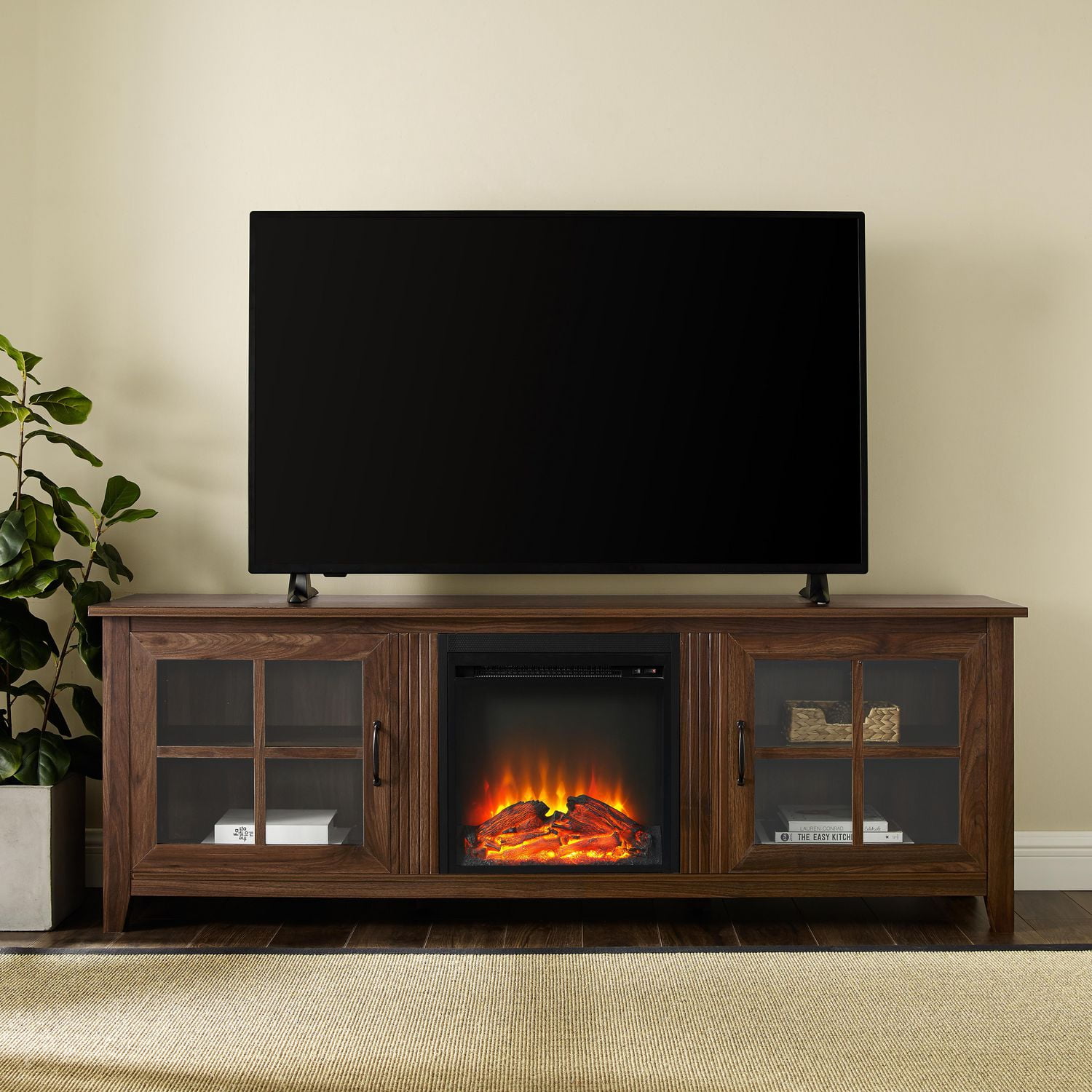 Manor Park Modern Farmhouse Fireplace Tv Stand For Tv's Up To 78 