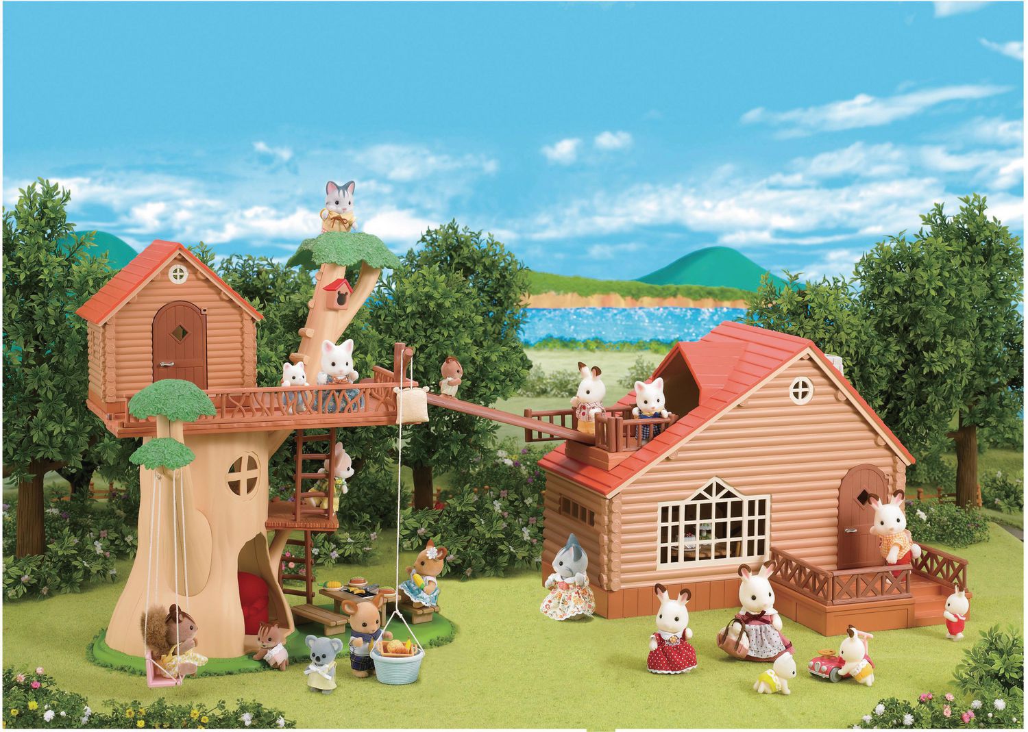 Calico critters lakeside sale lodge