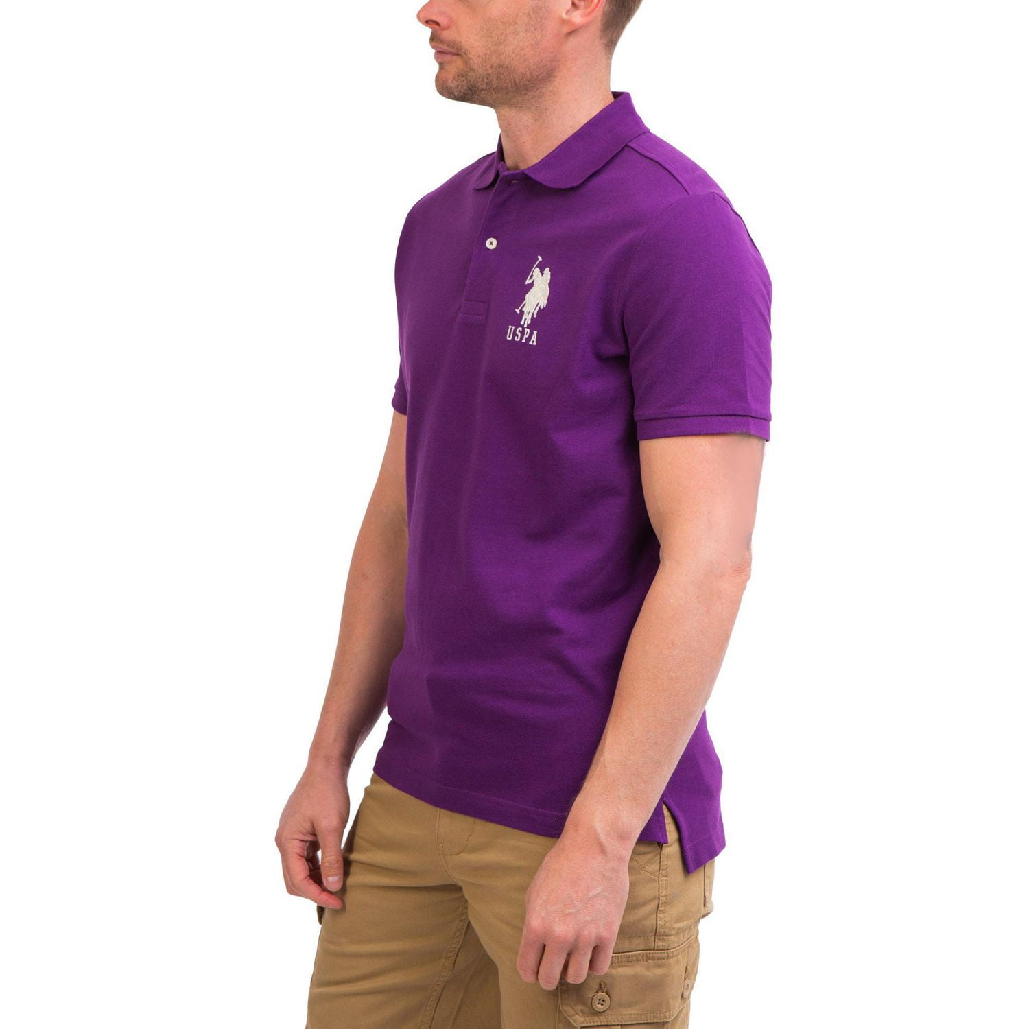 U.S Polo Assn. Men's Solid Pique Polo Shirt