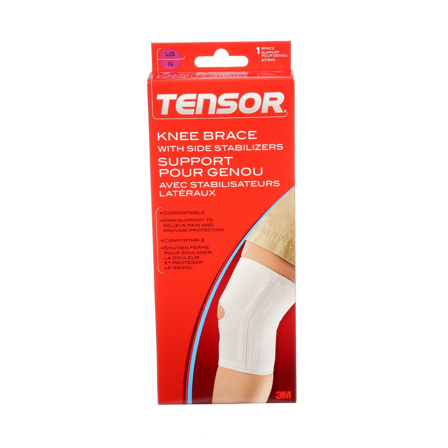 Tensor Knee Brace with Side Stabilizers Walmart Canada