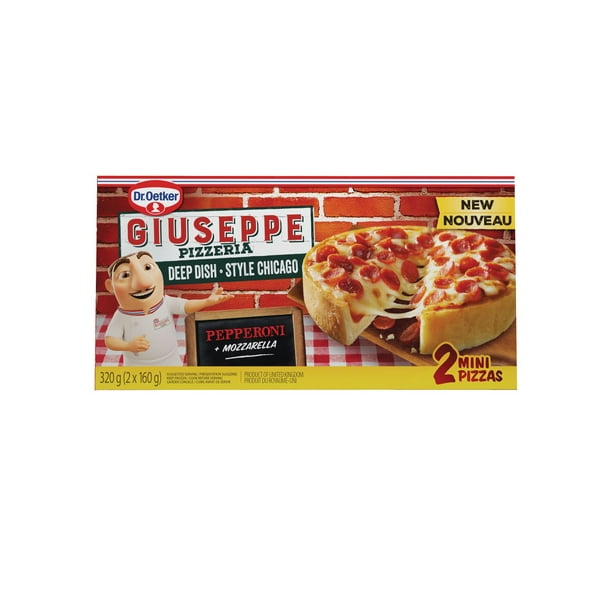 Giuseppe pizza pepperoni minis -au style Chicago