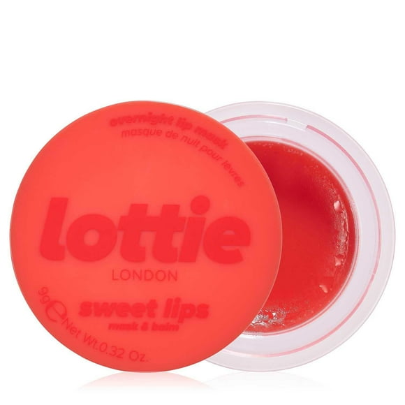 Lottie London - Sweet Lips - Mask & Balm Everynight Lip Mask - Cherry (9g), Mask & Balm