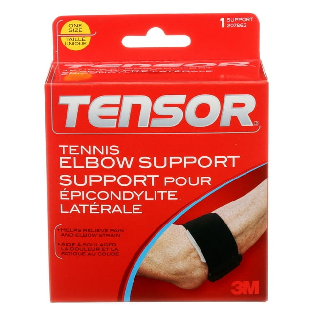 Tensor™ Tennis Elbow Brace, black, one size