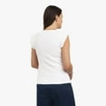 thumbnail image 2 of CHAPS SS RUFFLE TEE, 2 of 4