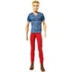 Barbie Fashionistas – Poupée Ken, jean rouge et t-shirt bleu – image 1 sur 6