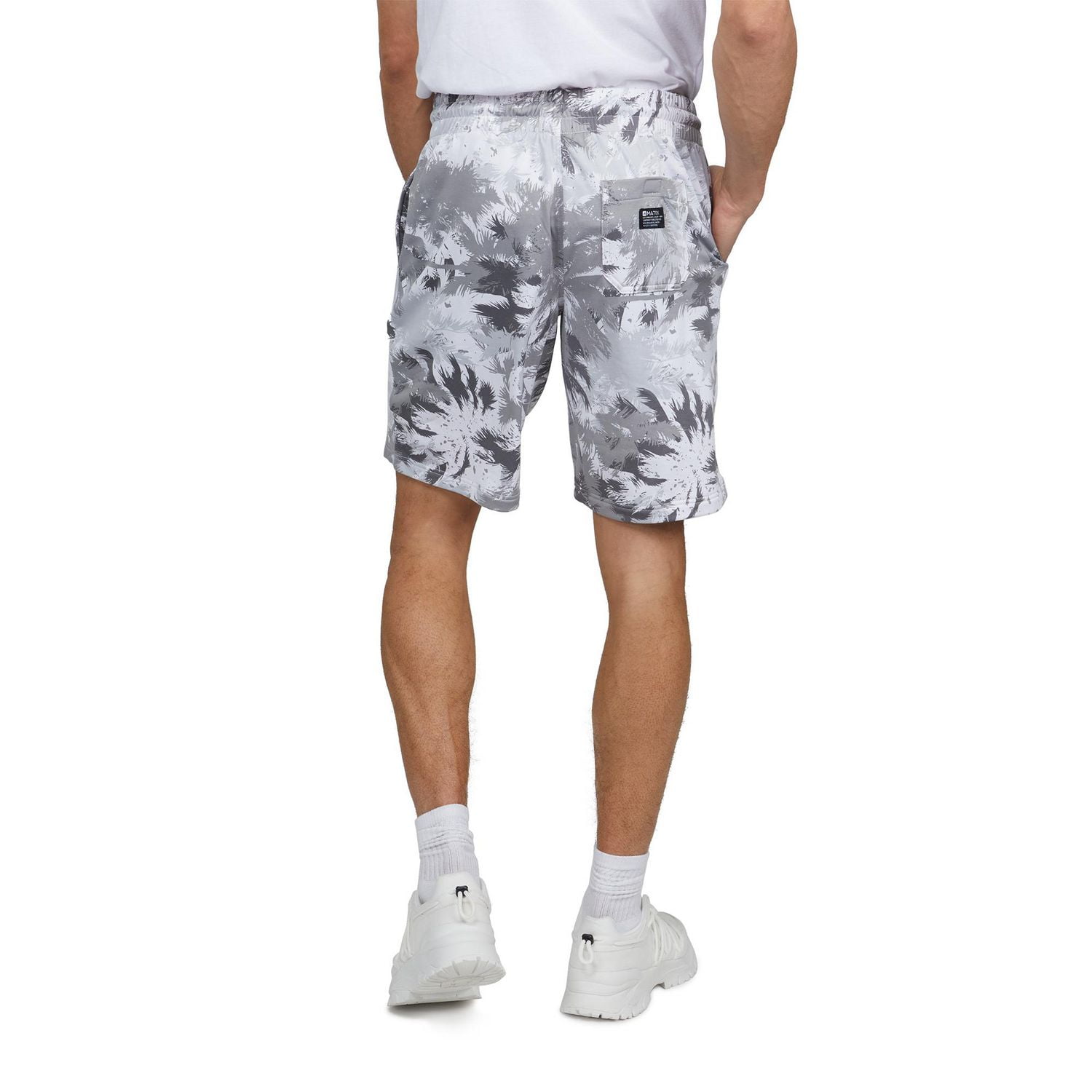 Matix floral print tech fleece shorts for men