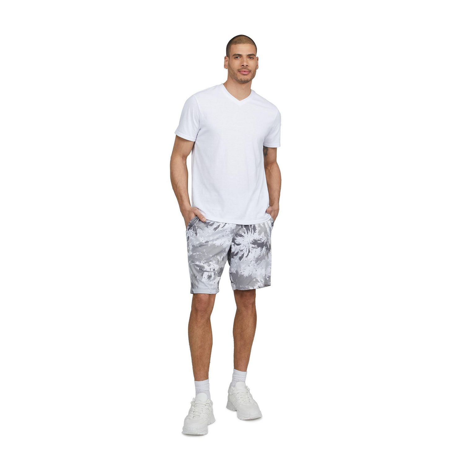 Short polaire technique Matix à imprimé floral pour homme