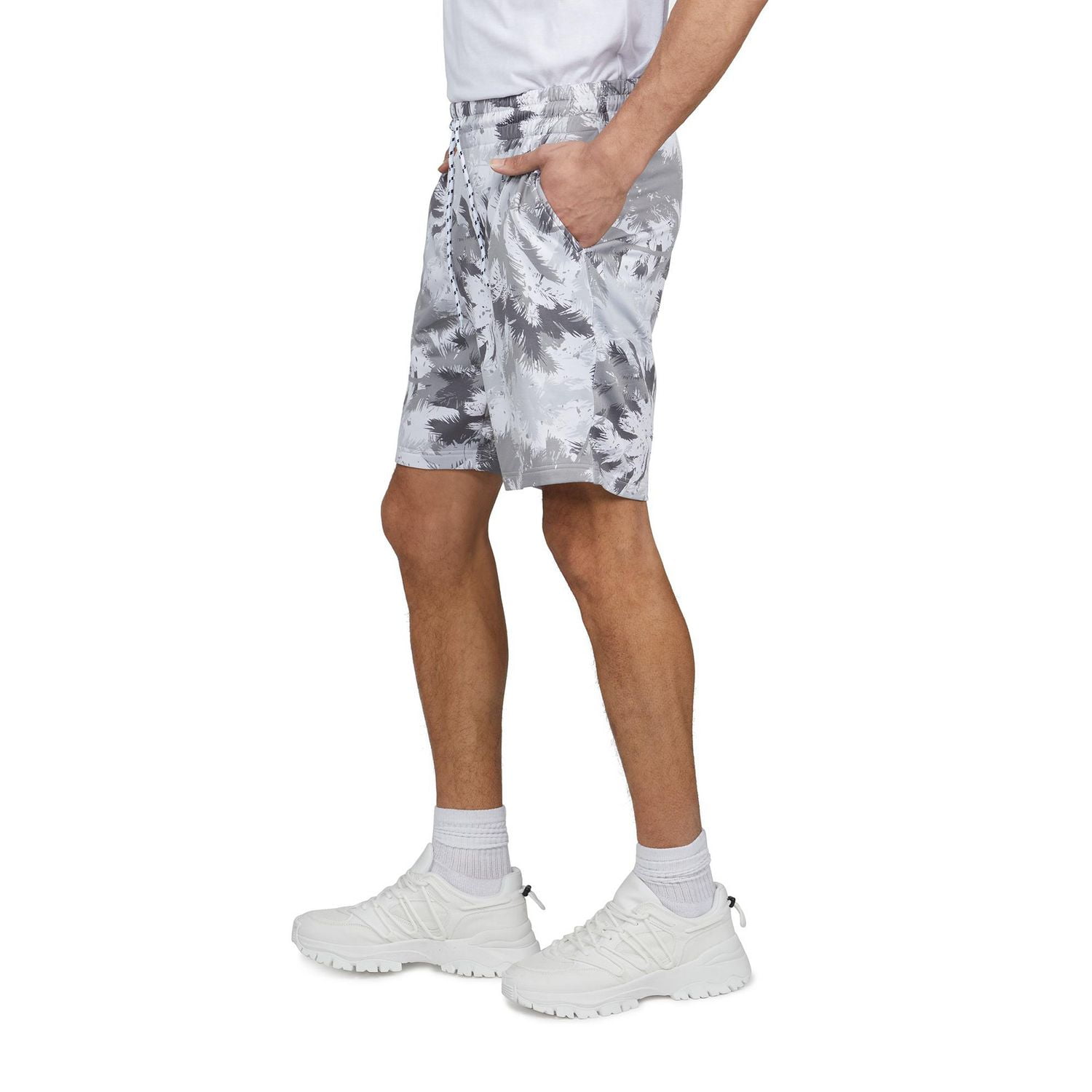 Short polaire technique Matix à imprimé floral pour homme