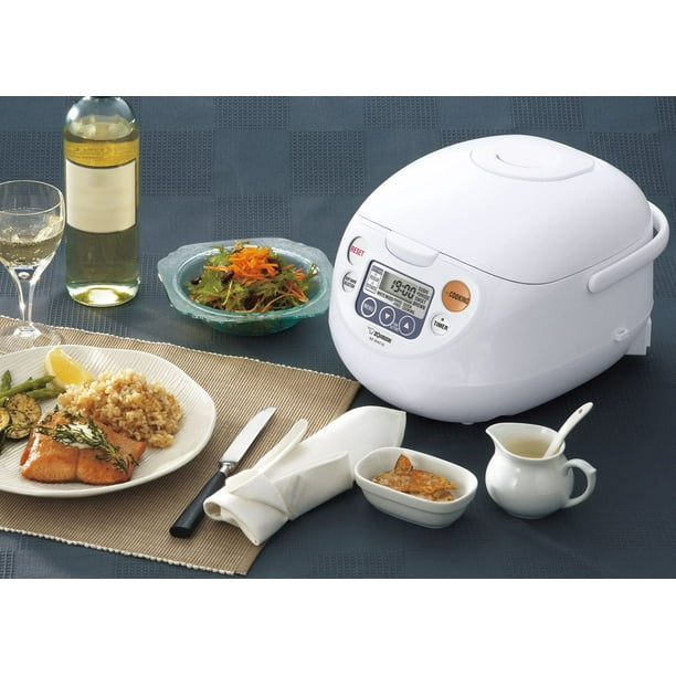 zojirushi micom 5.5 cup rice cooker cool white