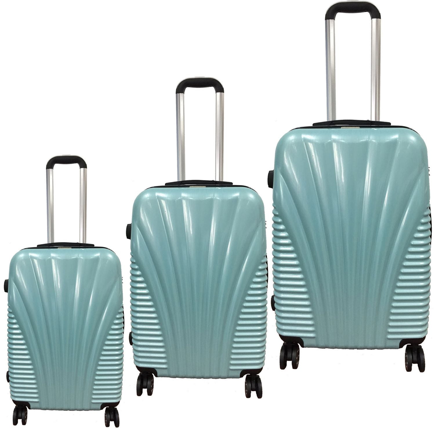 McBrine 3 Piece Polycarbonate Luggage Set Walmart Canada