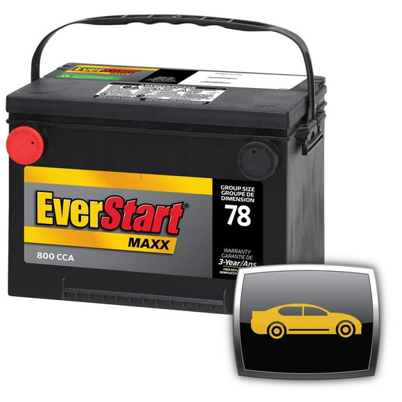 EverStart AUTO MAXX-78N – 12 Volts, Batterie automobile, groupe 78, 800 ADF EverStart – Batterie automobile