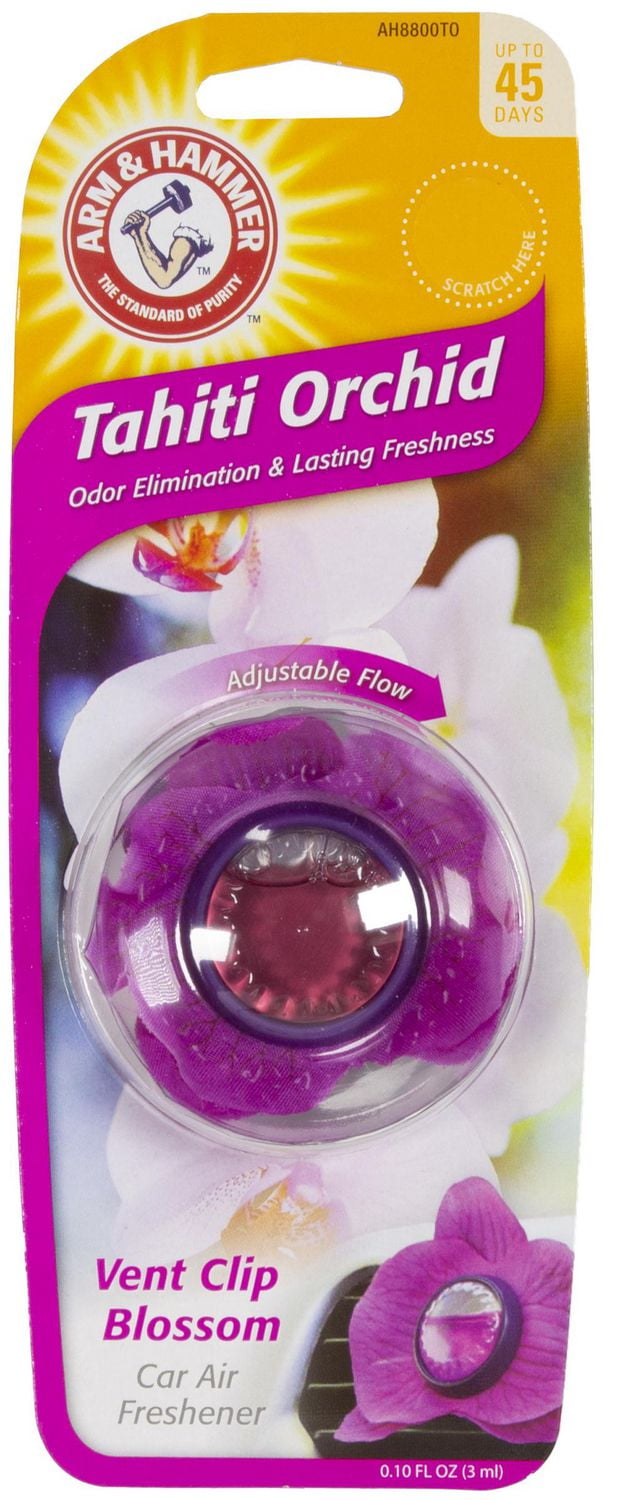 Arm and Hammer Vent Clip Air Freshener Blossom, Tahiti Orchid Walmart