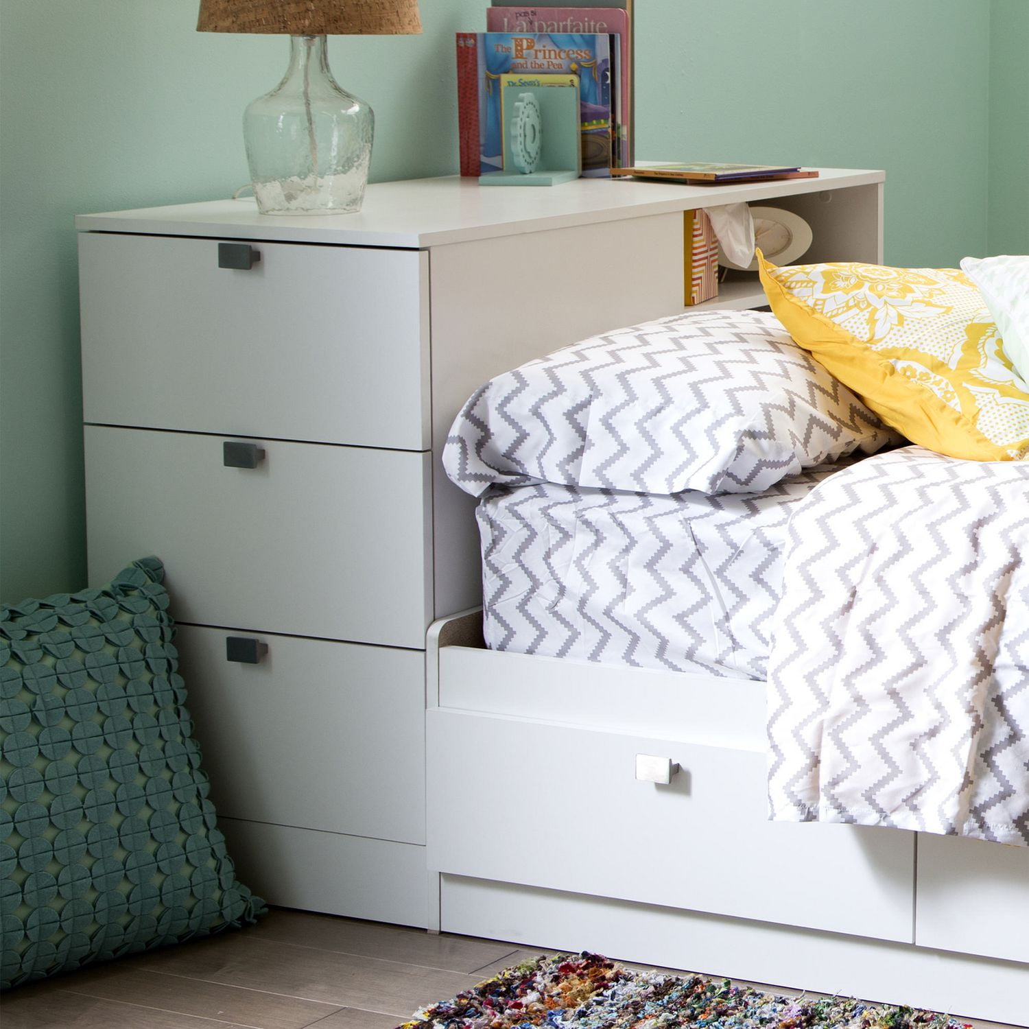 South Shore Spark Twin Storage Headboard with 3 Drawers (39'') Walmart Canada