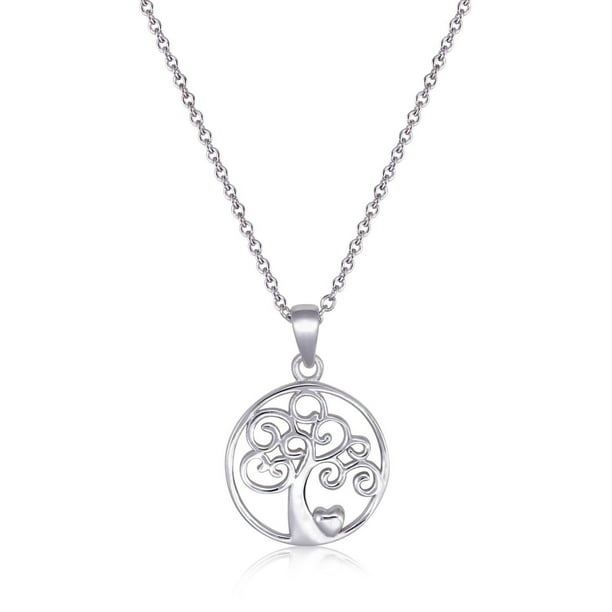 Collier Quintessential en argent sterling "TREE OF LIFE"