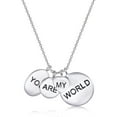 thumbnail image 1 of Collier Quintessentiel en argent sterling "VOUS ÊTES MON MONDE", 1 of 3