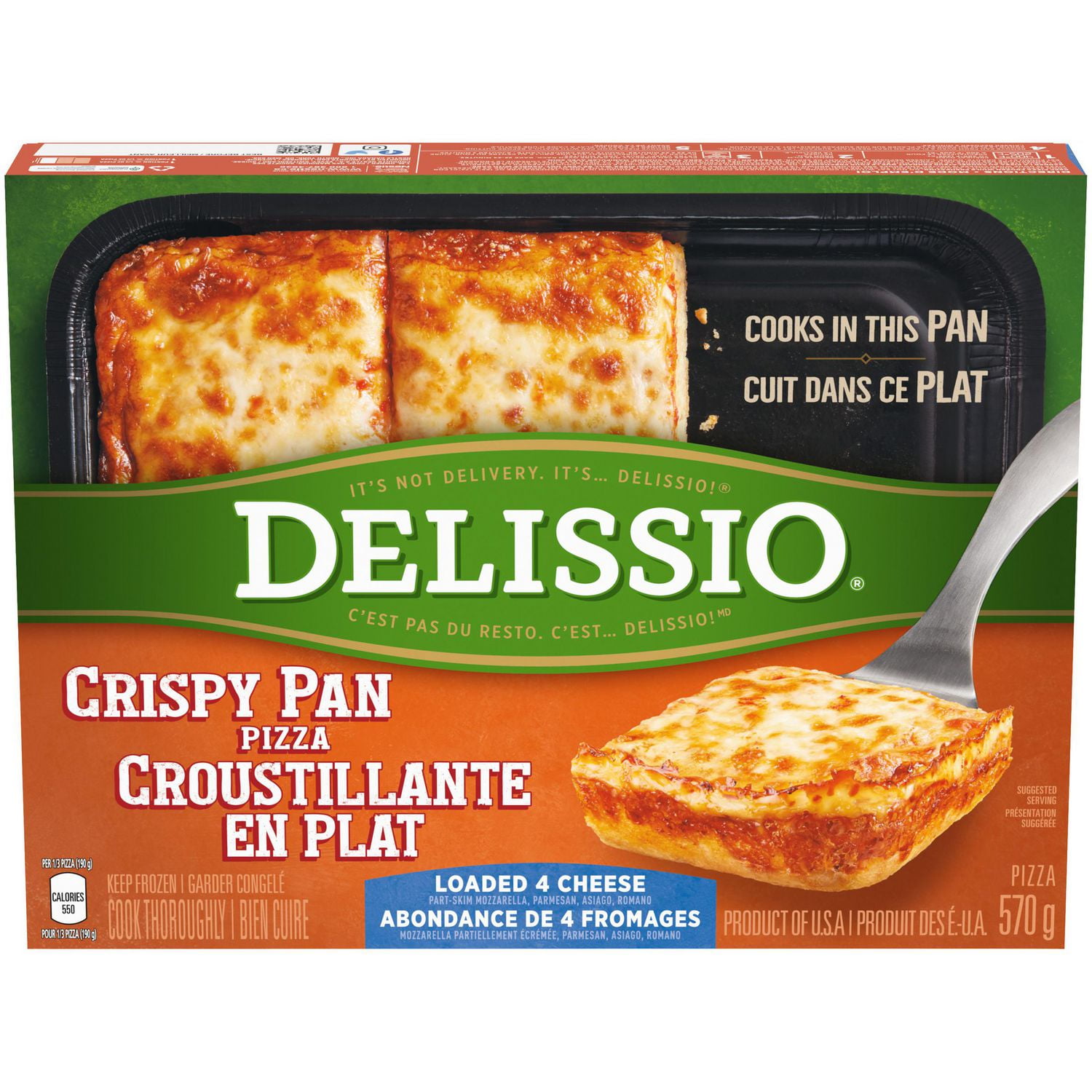 DELISSIO® Crispy Pan 4Cheese Pizza Walmart Canada