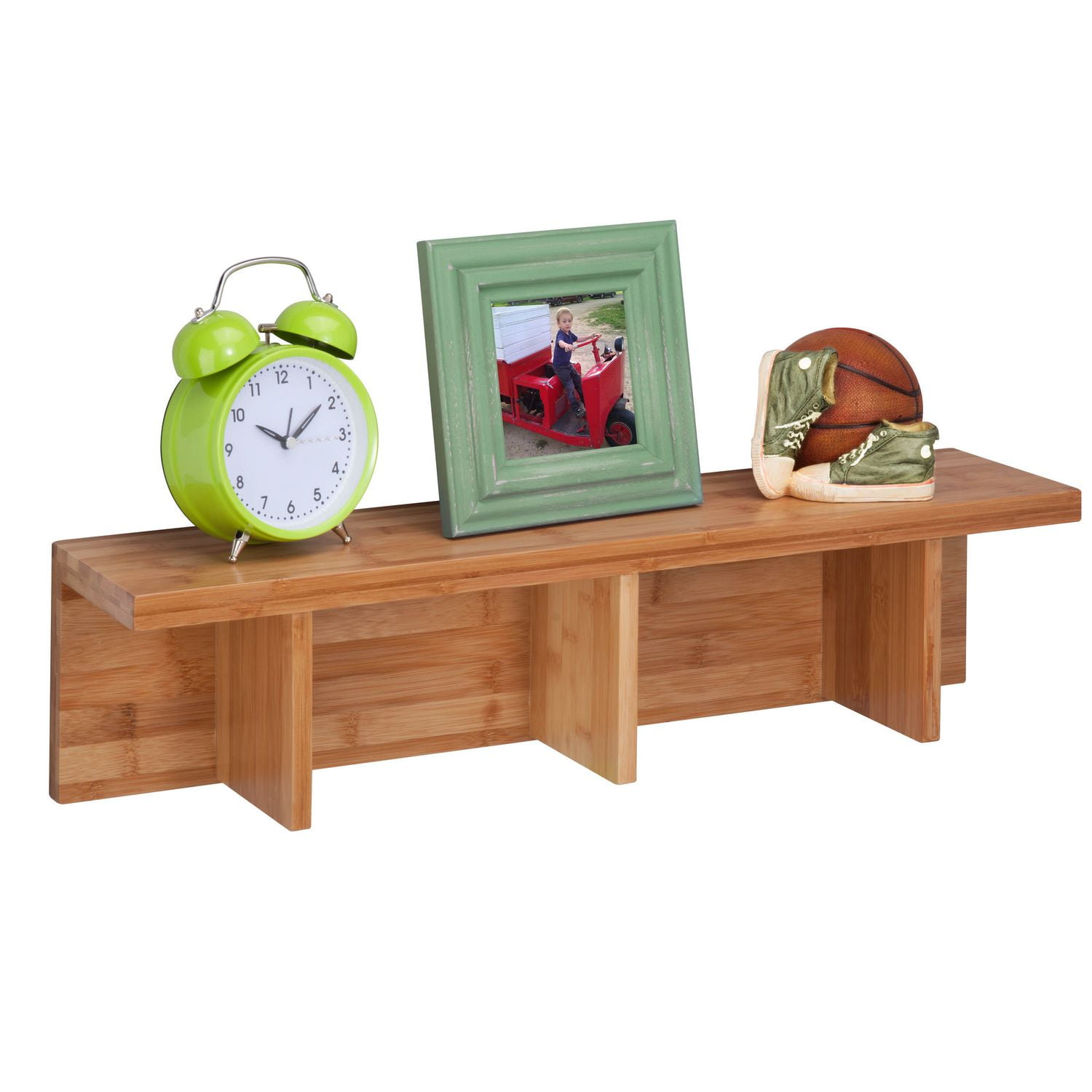 HoneyCanDo Large Sectioned Wall Shelf, Bamboo Walmart Canada