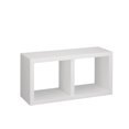 thumbnail image 5 of Étagère de rangement blanche à deux cubes, 5 of 5