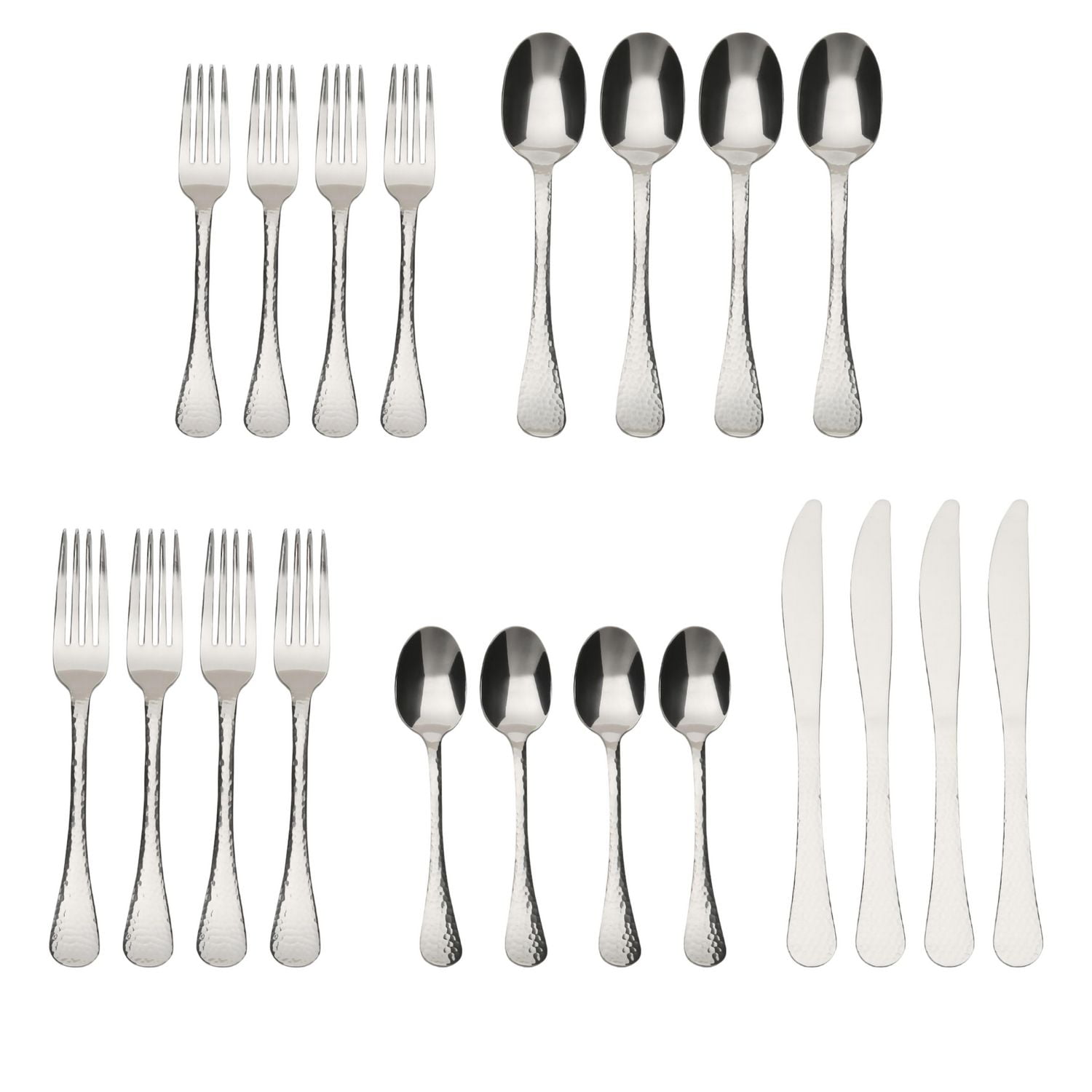 Hometrends 20 pieces Stainless Steel Flatware Set Walmart Canada