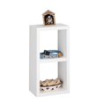 thumbnail image 4 of Étagère de rangement blanche à deux cubes, 4 of 5