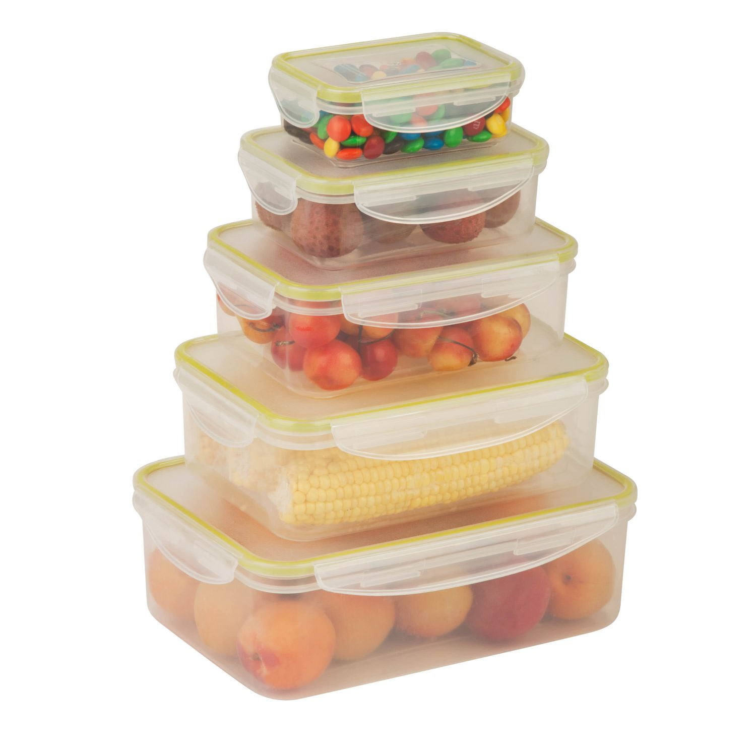 HoneyCanDo Locking 10 Piece Food Storage Set Walmart Canada