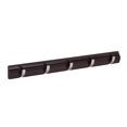 thumbnail image 3 of Honey-Can-Do 5-Hook Wall Hanger, Black, 3 of 3
