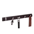 thumbnail image 1 of Honey-Can-Do 5-Hook Wall Hanger, Black, 1 of 3